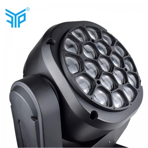 εργοστάσιο χονδρικής 19 * 15w μέλισσα μάτι φως στάδιο τοίχο πλύσιμο φως, υψηλής ποιότητας και πιστοποιητικό CE