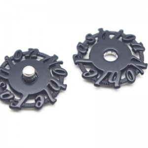 Χονδρικού εμπορίου Εξαρτήματα Ένδυσης Προσαρμοσμένης μόδας Μεταλλικά κουμπιά κοσμήματος Snap 6