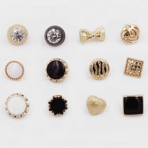 Μοντέρνα νέα σχεδίαση κουμπιά μεταλλικά κουμπιά ραμμένα κουμπιά 8