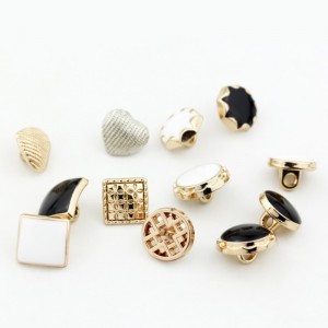 Μοντέρνα νέα σχεδίαση κουμπιά μεταλλικά κουμπιά ραμμένα κουμπιά 8