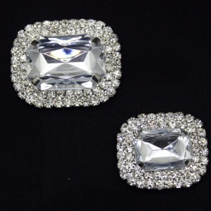 Νέο σχέδιο κομψό λευκό κοσμήματα σαφές ακρυλικό κουμπί Rhinestone φθηνά ραπτική πλαστικό κουμπί 9