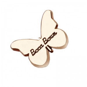 Μόδα κουμπί πεταλούδα σχεδιασμό ενδυμάτων μέταλλο κουμπί χρυσό κορμό για χτένα πιέτα 13