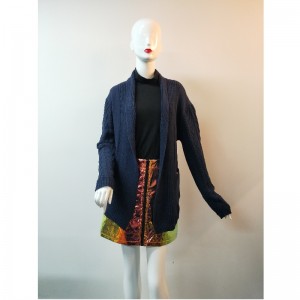 ABERCROMBIE \u0026 FITCH ΜΠΛΕ CARDIGAN RLWS0030F