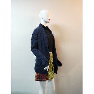 ABERCROMBIE \u0026 FITCH ΜΠΛΕ CARDIGAN RLWS0030F