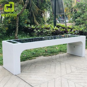 Ηλιακά Smart Street Έπιπλα Αστικά Καθίσματα για Εξωτερική Χρήση