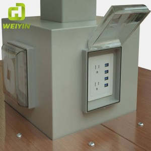 Ηλιακός τροφοδοτημένος κινητός τηλεφωνικός σταθμός φόρτισης Κινητός σταθμός φόρτισης USB για κήπους και πάρκα