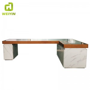 Σύγχρονη σχεδίαση Έξυπνη ηλιακή ισχύς τηλεφωνική φόρτιση επίπλων Backless Metal Bench για υπαίθρια