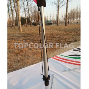 Εργοστάσιο σημαία φτερό σημαία φτερά πανοραμική παραλία