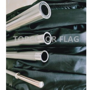 Προσαρμοσμένες τυπωμένες σημαίες ατομικής ή διπλής όψεως