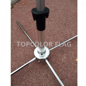 Υψηλής Ποιότητας χονδρική 16ft Beach Flag Flag με εύκαμπτο πόλο