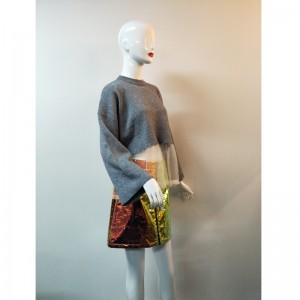 ΓΚΡΙ ΔΑΝΔΕΛΑ HEM SWEATER RLWS0073F