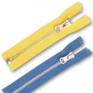 μεταλλικό φερμουάρ τελειωμένο φερμουάρ μεταλλικό φερμουάρ κλειστό άκρο και ανοικτό άκρο δύο τρόπους 3