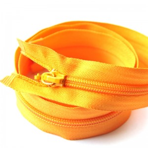 Βαμβακερό παλτό ανοικτό άκρο 70 cm 5 # φερμουάρ νάιλον 5