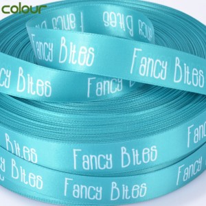 3 # Custom λογότυπο πολυεστέρα εκτύπωση σατέν κορδέλα