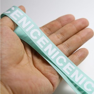 7 #: Μόδα NICE 2cm Εκτύπωση Κορδέλα Grosgrain για αθλητικά είδη