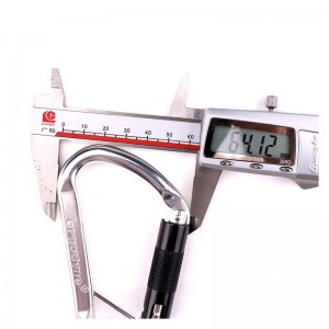 Αεροπορίας αλουμίνιο ορειβασία γρήγορη πόρπη εξωτερική αναρρίχηση βράχου καραμπίνερ κάμπινγκ γυμναστήριο γιόγκα με αξεσουάρ α...