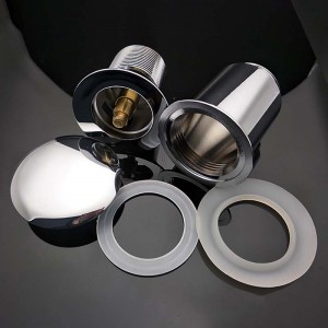 Ο ορείχαλκος επιχρωμιωμένος κρότος κλικ αναδυθεί τα απόβλητα για τη λεκάνη