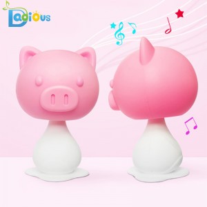 Νέα ασφάλεια σχεδίασης Baby Teether Κουδουνίστρα Τροφή ποιότητας σιλικόνης Baby Teether BPA Free Baby Teether