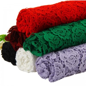 γαμήλια δαντέλα από γάλα, δαντέλα από πολυεστέρα / νάιλον, δαντέλα από βαμβάκι, υφάσματα