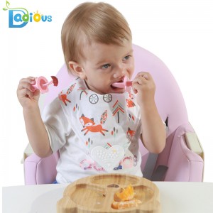 2019 Νέα προϊόντα Τροφή για μωρά Πρώτο κουτάλι και πιάτο Σετ κατάρτισης Λάδια μωρών Self Feeding