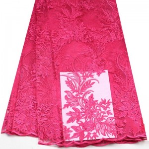 Ζεστό νυφικό φόρεμα πώλησης 3d κεντημένο ύφασμα δαντέλας για τις γυναίκες