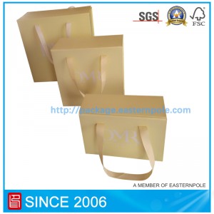 Κίτρινο πτυσσόμενο πλαίσιο συσκευασίας μαγνητικής σφραγίδας