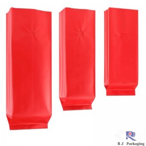 Χονδρικό Side Gusset Valved Matte ή gloss Aluminum foil Coffee Bag 250g 500g 100g