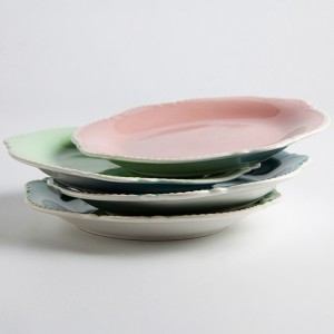 Κομψή εμφάνιση 100% πλακέτες μελαμίνης, εστιατόριο με πορσελάνινη πλάκα, τυπωμένη πλάκα δείγματος