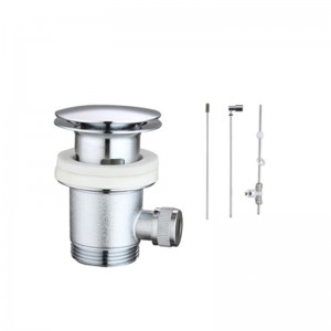 Χρώμιο απορροφητήρα απορριμμάτων λεκάνης απορροής με ράβδο αποστράγγισης