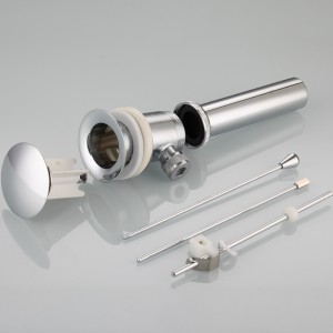 Χρώμιο απορροφητήρα απορριμμάτων λεκάνης απορροής με ράβδο αποστράγγισης