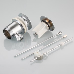 Χρώμιο απορροφητήρα απορριμμάτων λεκάνης απορροής με ράβδο αποστράγγισης