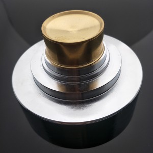 Μπάνιο ορείχαλκου στρογγυλό δάπεδο κρυφό ντους δωμάτιο αποστραγγίζονται