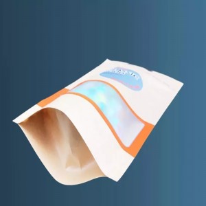 Εκτύπωση υψηλής ποιότητας προσαρμόστε την τσάντα φερμουάρ εκτύπωσης για συσκευασία τροφίμων με λαβή