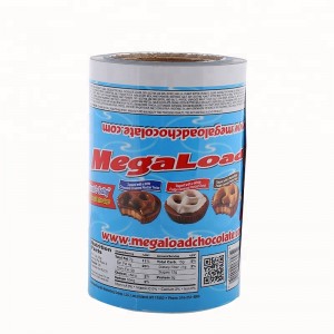 Τροφίμων πλαστικοποιημένο πλαστικό υγρό απόδειξη θερμική σφραγίδα ταινία συσκευασίας μπισκότων σε ρολό