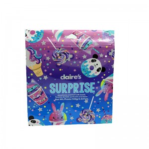 Θερμική σφραγίδα έθιμο σχήμα ζωντανή εκτύπωση φιλική προς το περιβάλλον 3 πλευρική σφραγίδα τσάντα παιχνιδιών