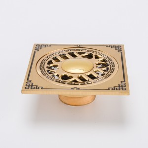 Μαύρο μοτίβο κρυφή ντουζιέρα τετράγωνο μπάνιο κάλυμμα αποστράγγισης δαπέδου