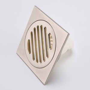 Απορροφητικό ορείχαλκο nickle ντους πάτωμα σχάρα αποστράγγισης τιμή παγίδα