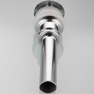 Η λεκάνη εκτόξευσης επέκτεινε τα απόβλητα του κλαπέτου με το χέρι