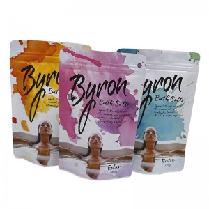 Προσαρμοσμένη τυπωμένη σακούλα αδιάβροχη τσάντα συσκευασίας αλατιού