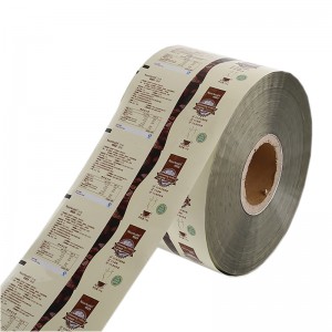 Προσαρμοσμένη ταινία συσκευασίας καφέ αλουμινόχαρτου