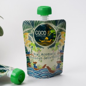 προσαρμοσμένη θήκη πηκτώματος συσκευασία ζελέ πακέτο τροφίμων σηκώστε την τσάντα συσκευασίας τροφίμων