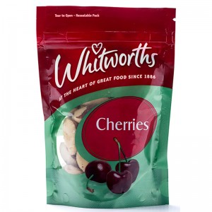 σηκώστε τις τσάντες για συσκευασία τροφίμων με φερμουάρ και σαφή παράθυρο προσαρμοσμένη τσάντα φερμουάρ