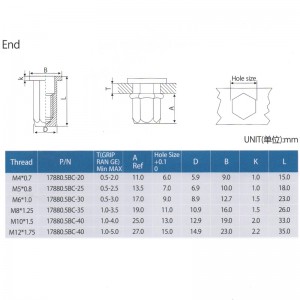 Flat Body Full-Hex Close End