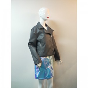 PURE COLLECTION ΜΑΥΡΟ PU BLKER JACKET RLWPJ0013N