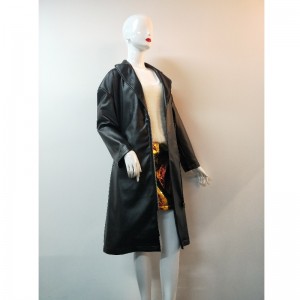 ΜΠΛΟΥΖΑΚΙ ΜΑΥΡΟ ΓΥΑΛΙΝΟ PU RLWPJ0021N