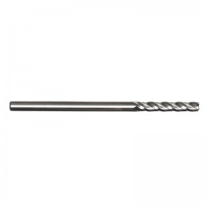 Premium Mill Carbide End, Μακρές Σειρές, 4 Φλάουτο, 1/8 \