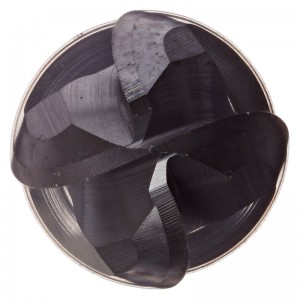 Μύλος άκρου μύλου στερεού καρβιδίου, επικαλυμμένος, 4 αυλακώσεις, 1/4 \