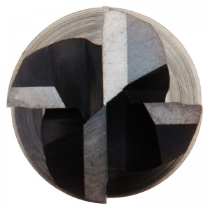 Στερεά μύλος άκρου καρβιδίου, επίστρωση AlTiN, 4 φλάουτο, 1/4 \