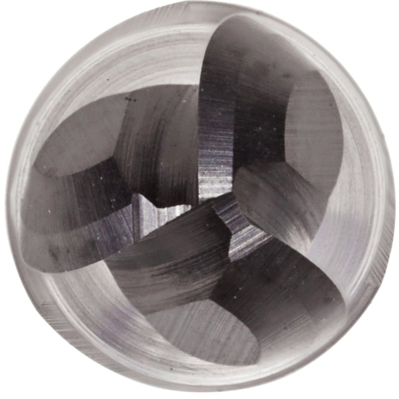 Μύλος άκρου ακροφυσίου με μικροσφαιρίδια καρβιδίου, φινίρισμα μονοστρωματικών αλουμινίου AlTiN, 30 Deg Helix, 3 φλάστες, 1.5000 