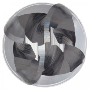 Μύλος άκρου ακροφυσίου με μύτη καρβιδίου, εξαιρετικά μακροχρόνια επικάλυψη, τελείωμα χωρίς επικάλυψη (στιλπνός), 30 χελωνών ελίκω...